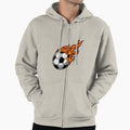 Football Fire Syntetic Ball Hoodie - Casual Everyday Wear for Adults - T-Shirt, Sweatshirt, Hoodie