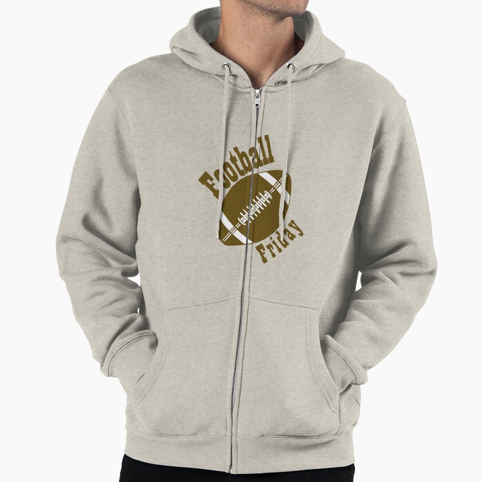 Football Friday Hoodie - Aesthetic Graphic Men Women - T-Shirt, Sweatshirt, Hoodie
