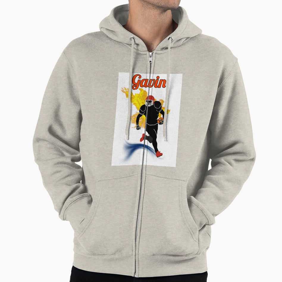 Gavin American Football Champion Hoodie - Trendy Graphic Unisex - T-Shirt, Sweatshirt, Hoodie