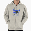 Football Born To Play Hoodie - Minimalist Print Unisex - T-Shirt, Sweatshirt, Hoodie