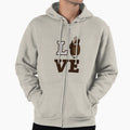 Love Football Hoodie - Novelty Apparel for Adults - T-Shirt, Sweatshirt, Hoodie