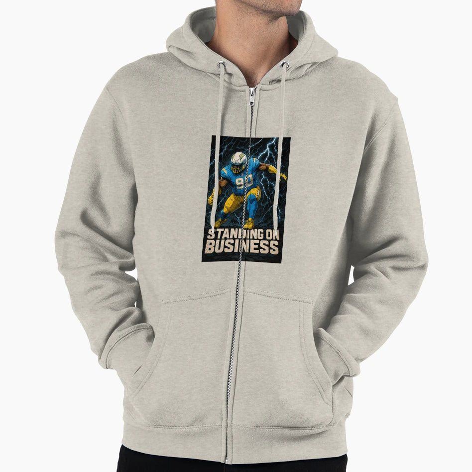 Standing Hoodie - Casual Everyday Wear Men Women - T-Shirt, Sweatshirt, Hoodie