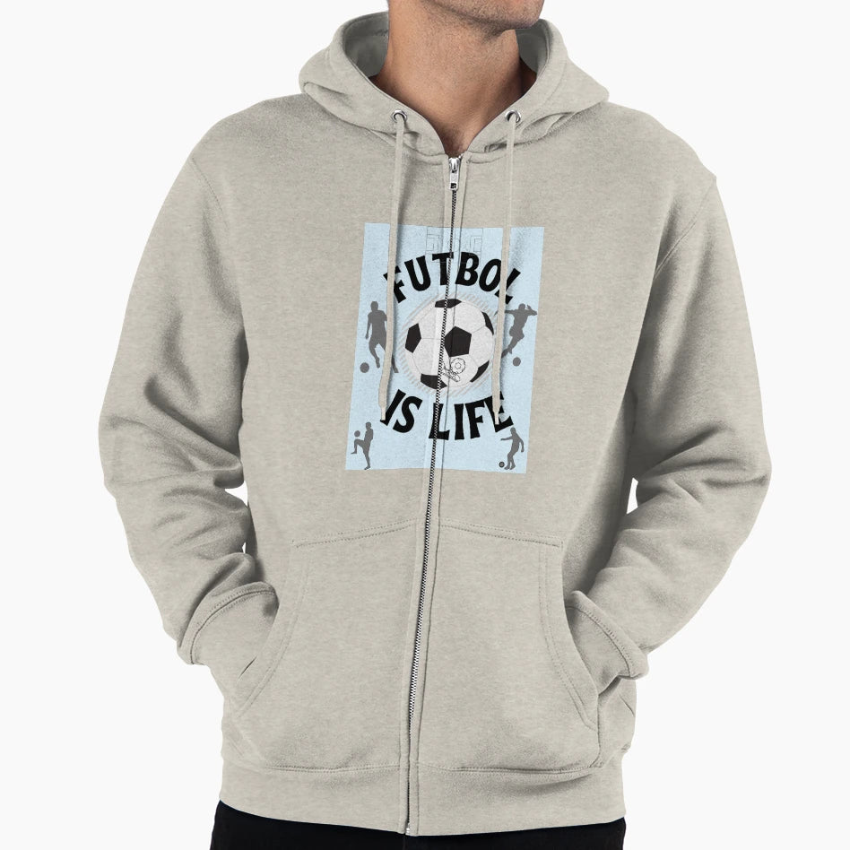 Football Is Life Hoodie - Casual Everyday Wear Unisex - T-Shirt, Sweatshirt, Hoodie