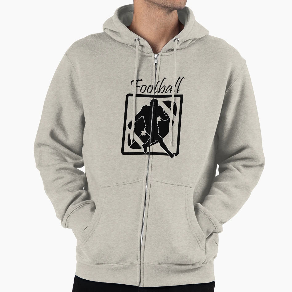Football Hoodie - Aesthetic Graphic Men Women - T-Shirt, Sweatshirt, Hoodie