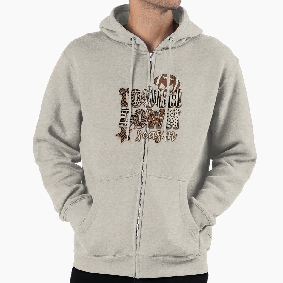 Touchdown Season Football Stars Hoodie - Custom Art Print for Adults - T-Shirt, Sweatshirt, Hoodie