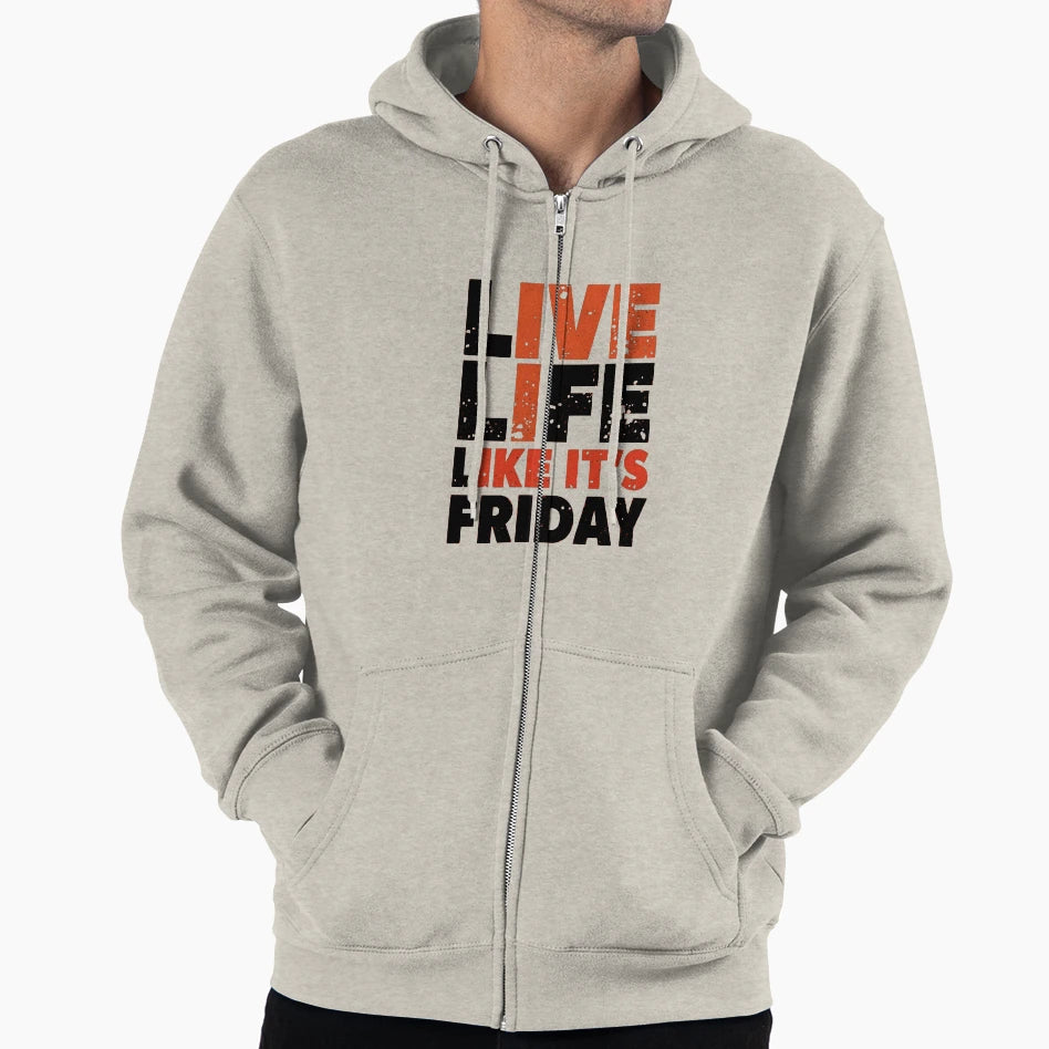 Friday Feeling Every Day Hoodie - Unique Graphic Unisex - T-Shirt, Sweatshirt, Hoodie