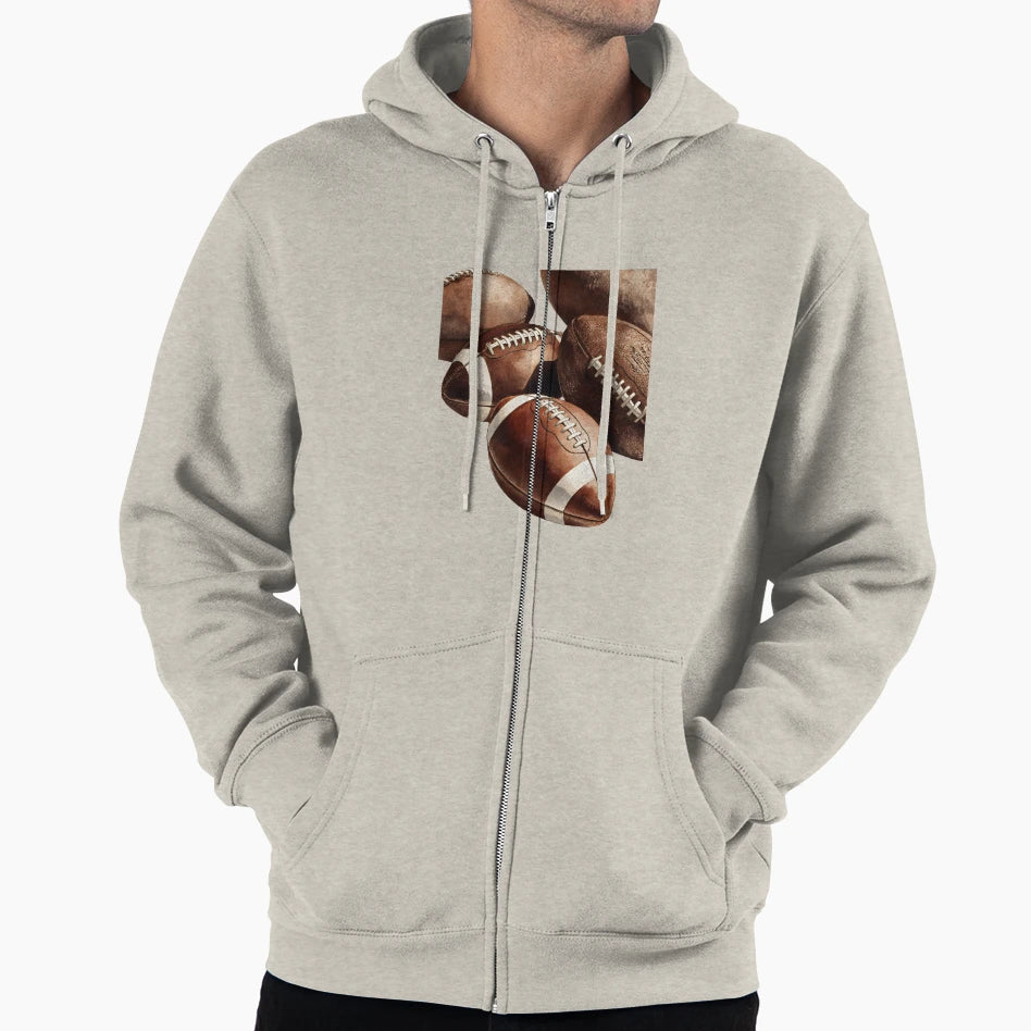 American Football Helmet Hoodie - Fun Novelty Design for Adults - T-Shirt, Sweatshirt, Hoodie