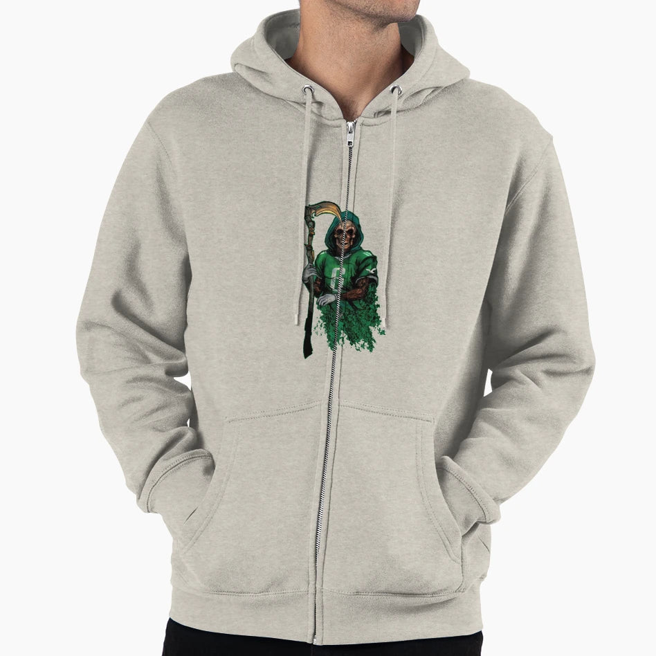 Slim Reaper Football Hoodie - Trendy Graphic Men Women - T-Shirt, Sweatshirt, Hoodie