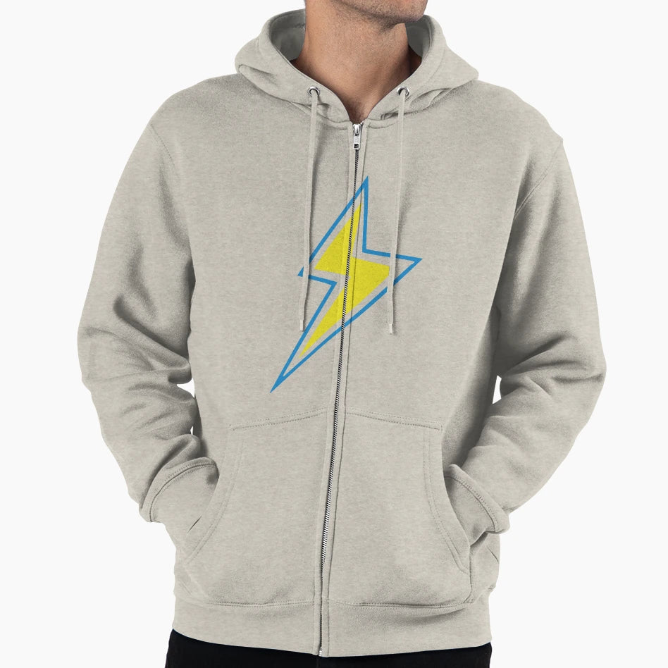 Lightning Flash Hoodie - Fun Novelty Design for Adults - T-Shirt, Sweatshirt, Hoodie