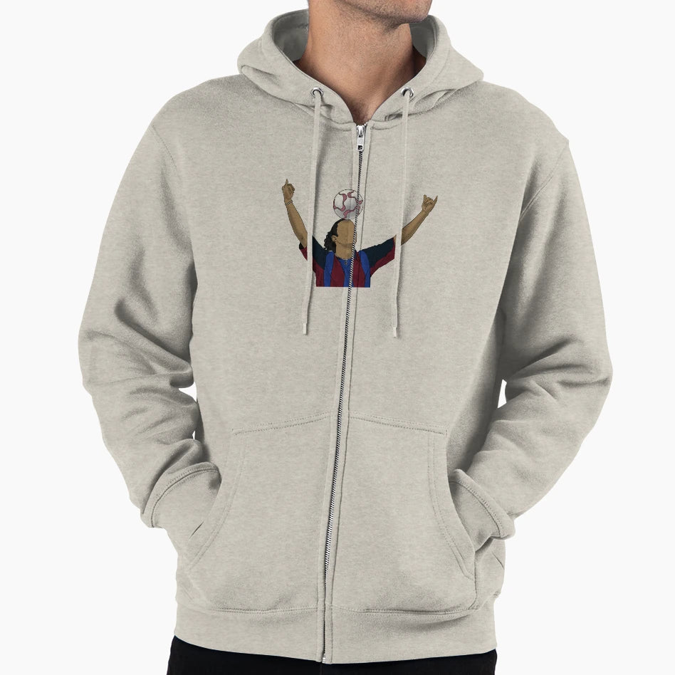 Ronaldinho Legend Football Hoodie - Unique Graphic for Adults - T-Shirt, Sweatshirt, Hoodie