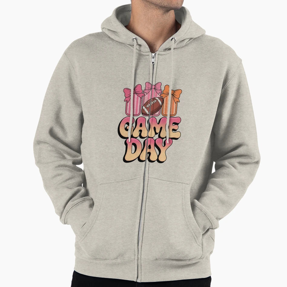 Football Game Day Coquette Bow T-Shirt - Unique Graphic Men Women - T-Shirt, Sweatshirt, Hoodie