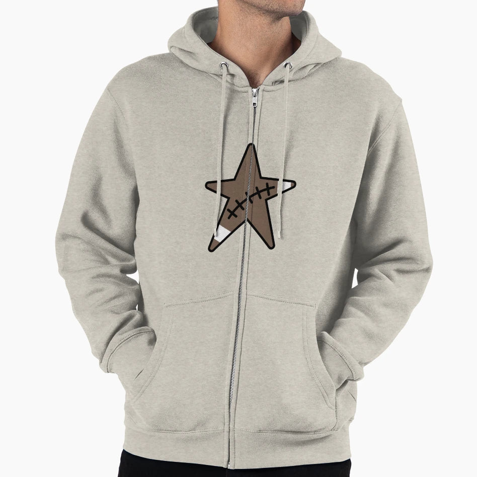 Star Shaped American Football Hoodie - Graphic Print Men Women - T-Shirt, Sweatshirt, Hoodie
