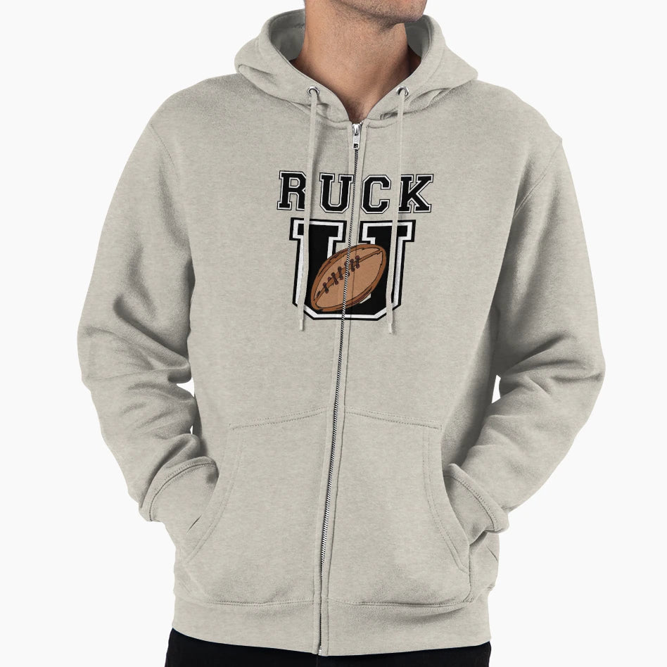 Ruck U Hoodie - Fun Novelty Design Unisex - T-Shirt, Sweatshirt, Hoodie