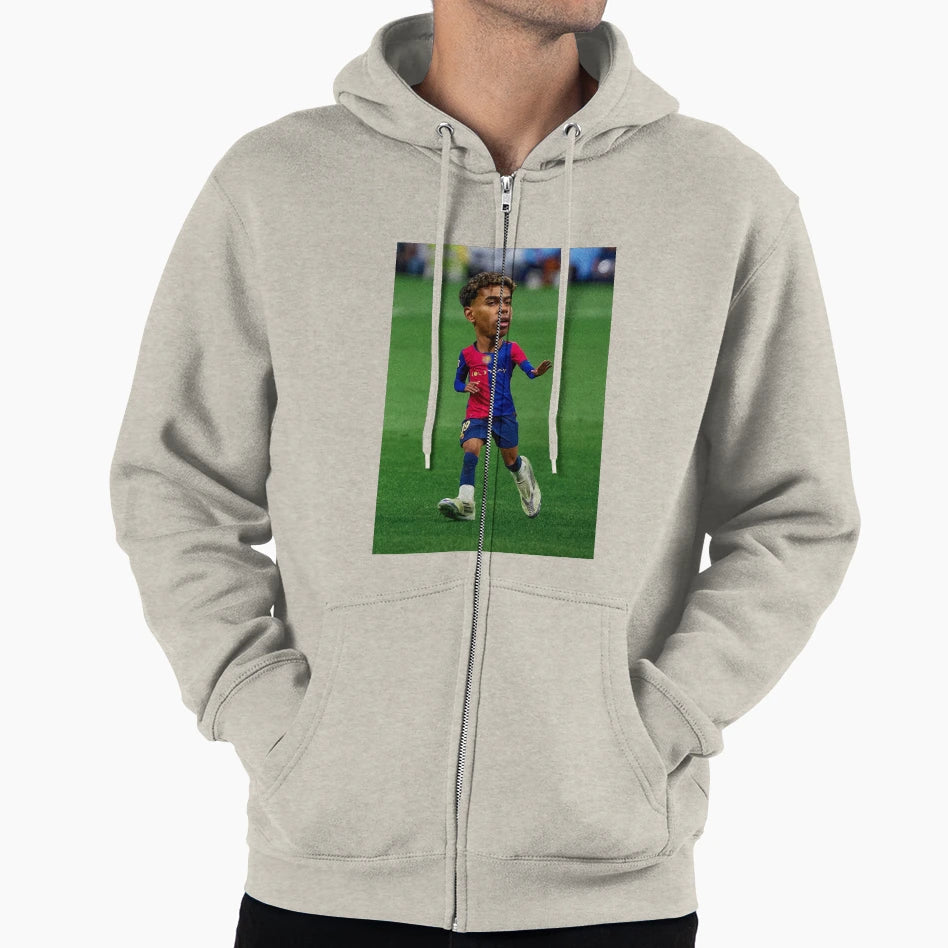 Lamine Yamal Calma Calma Hoodie - Unique Graphic Unisex - T-Shirt, Sweatshirt, Hoodie