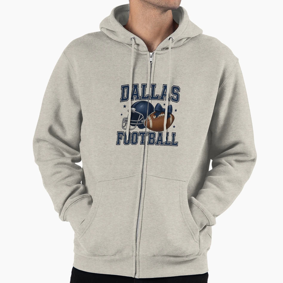 Dallas Football Helmet And Ball Bow Texas Hoodie - Trendy Graphic Unisex - T-Shirt, Sweatshirt, Hoodie