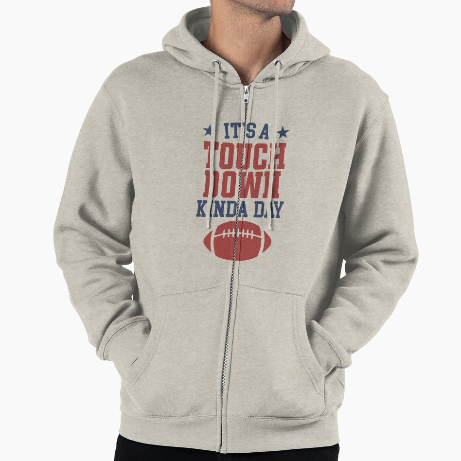 Its Touchdown Kinda Day Hoodie - Casual Everyday Wear for Adults - T-Shirt, Sweatshirt, Hoodie