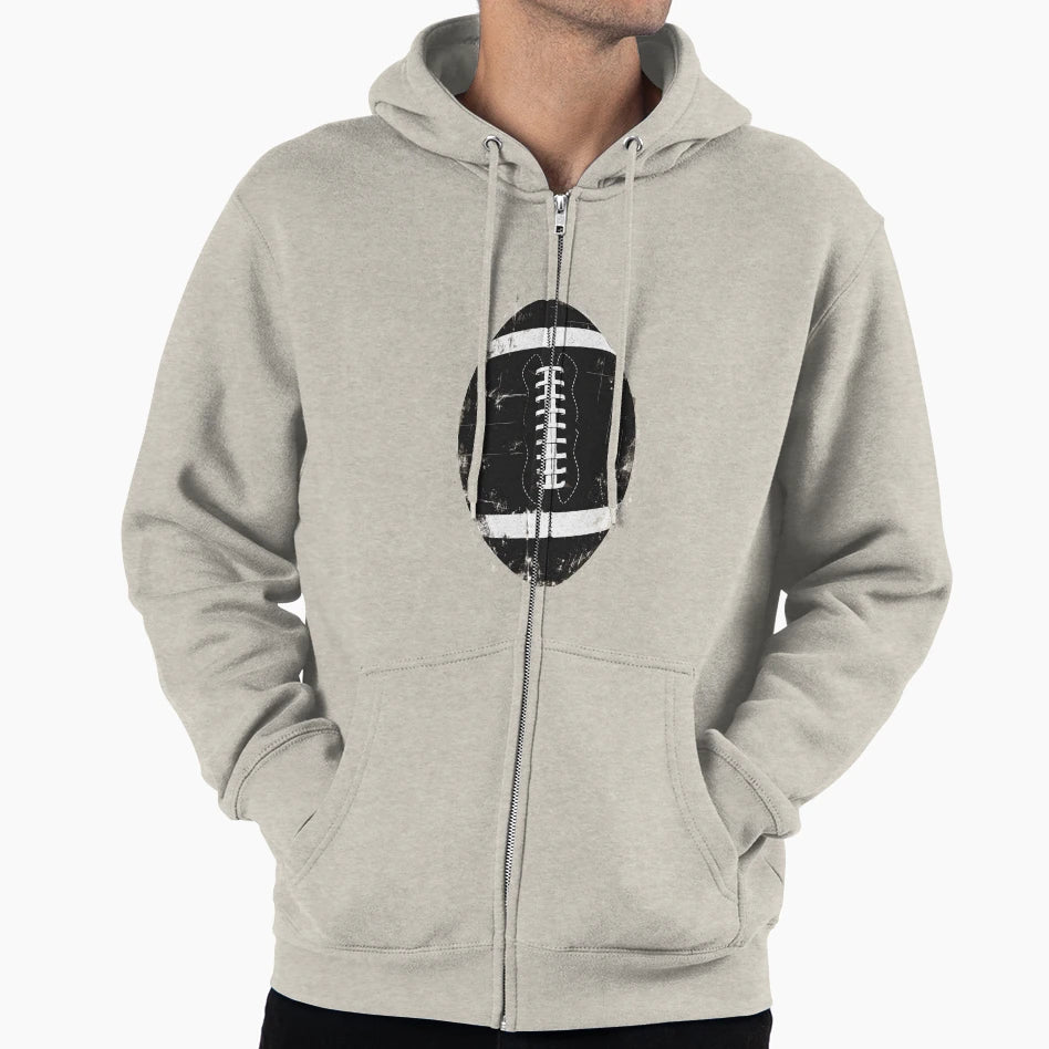 Football Ball Hoodie - Streetwear Style Men Women - T-Shirt, Sweatshirt, Hoodie