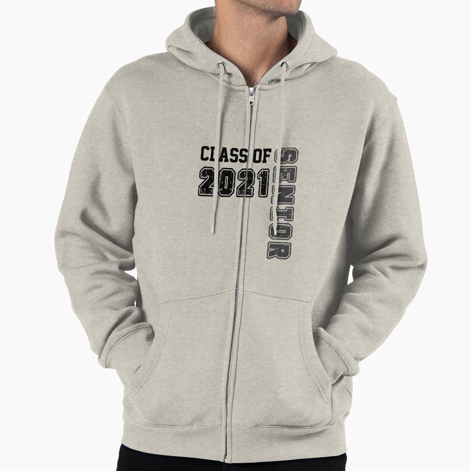 Class 2021 Senior Hoodie - Trendy Graphic Men Women - T-Shirt, Sweatshirt, Hoodie
