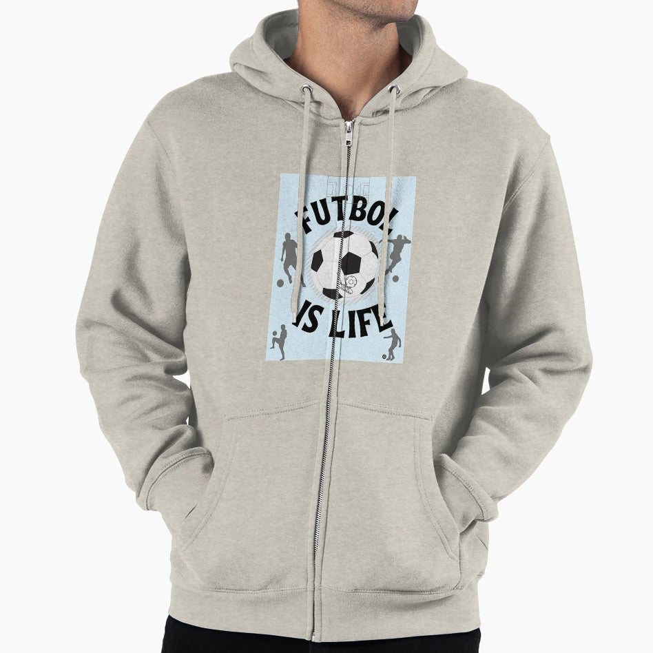Football Is Life Hoodie - Fun Novelty Design for Adults - T-Shirt, Sweatshirt, Hoodie