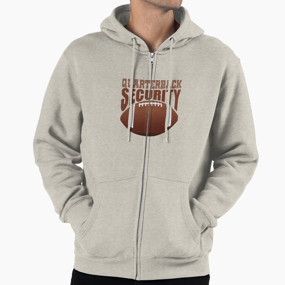 Quarterback Security Offensive Hoodie - Fun Novelty Design Men Women - T-Shirt, Sweatshirt, Hoodie