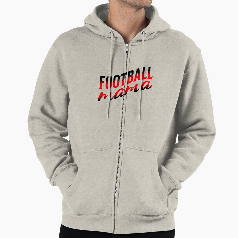 Red Fantasy Football Mom Hoodie - Trendy Graphic Men Women - T-Shirt, Sweatshirt, Hoodie
