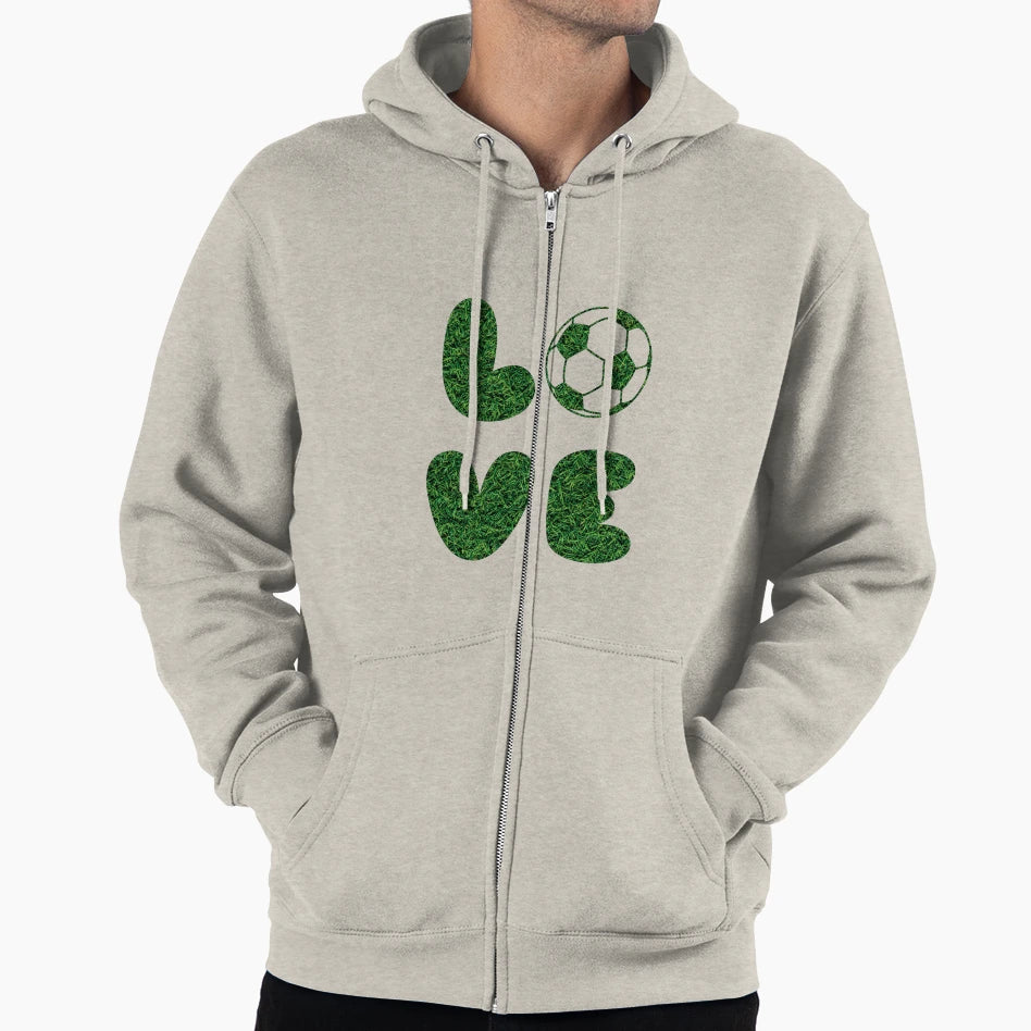 Football Is Love Hoodie - Minimalist Print Unisex - T-Shirt, Sweatshirt, Hoodie