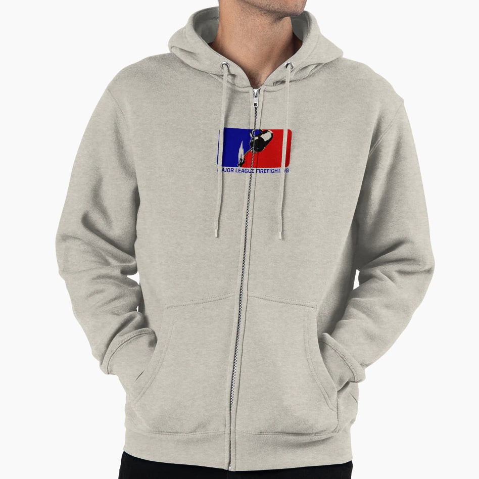 Major League Firefighting Hoodie - Novelty Apparel Men Women - T-Shirt, Sweatshirt, Hoodie