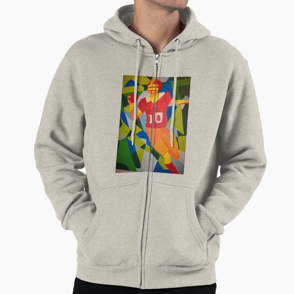Football Hoodie - Casual Everyday Wear Men Women - T-Shirt, Sweatshirt, Hoodie