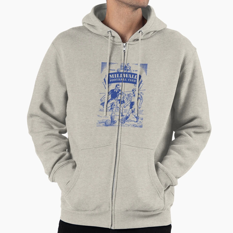 Millwall Football Club Hoodie - Fun Novelty Design for Adults - T-Shirt, Sweatshirt, Hoodie