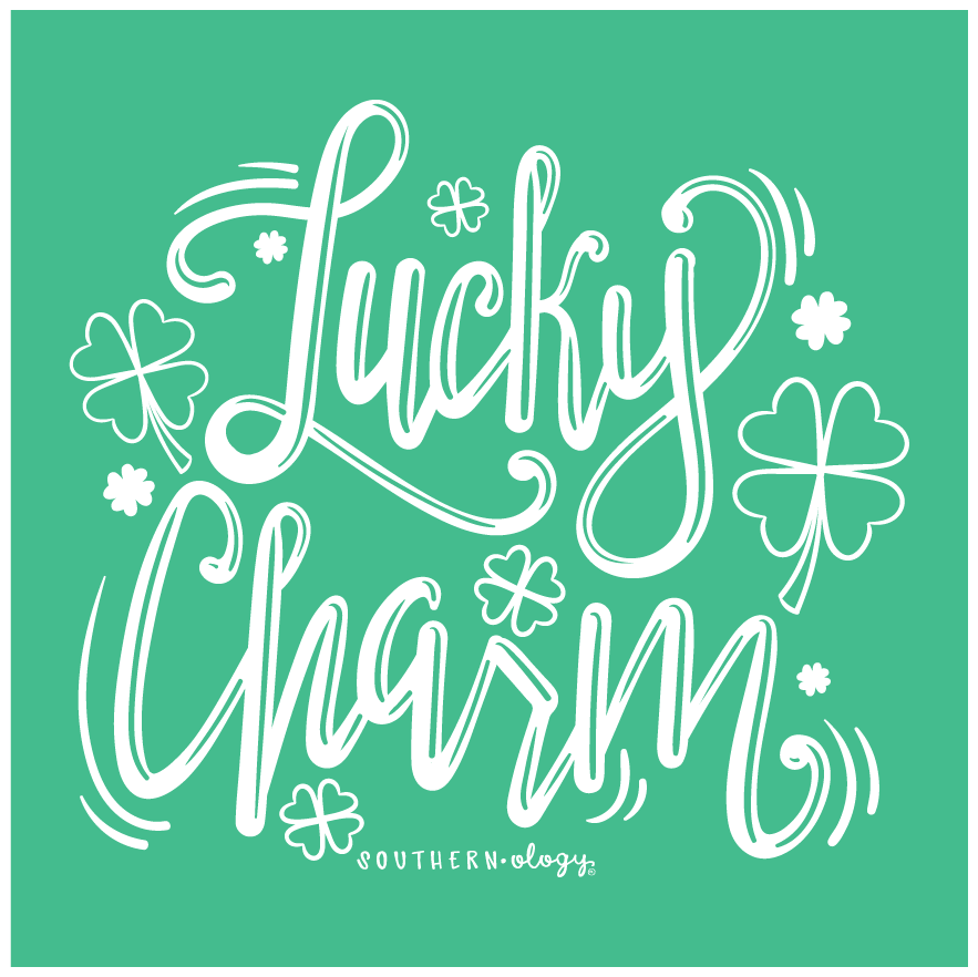 Southernology Lucky Charm Irish Statement Canvas - Adult & Kids T-Shirts, Sweatshirts & Hoodies apparel design preview 2