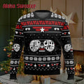Snowflakes Top Gun Wing Logo Ugly Christmas Sweater product image