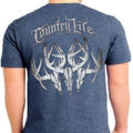 Sale Country Life Outfitters Vintage Deer Skulls - Adult & Kids T-Shirts, Sweatshirts & Hoodies apparel design preview 1