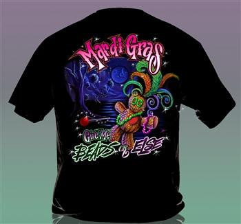 Sweet Thing Funny Mardi Gras Voodoo Beads Girlie - Adult & Kids T-Shirts, Sweatshirts & Hoodies apparel design preview 1