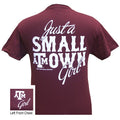 Texas Just A Small Town Girl Girlie Bright - Adult & Kids T-Shirts, Sweatshirts & Hoodies apparel design preview 1