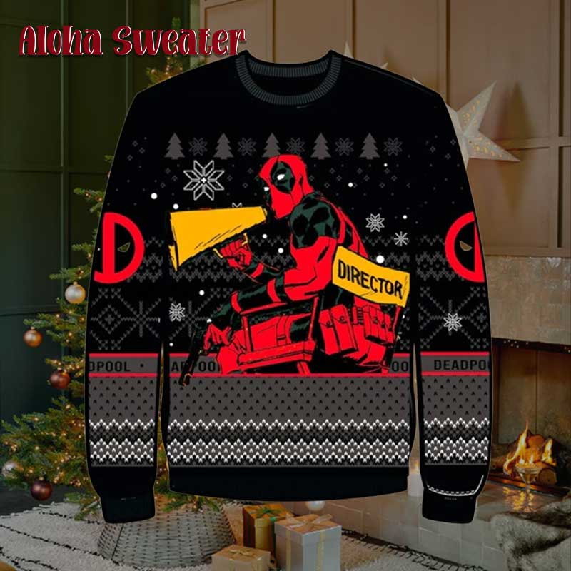 The Besties Deadpool And Wolverine Ugly Christmas Sweater product image 2