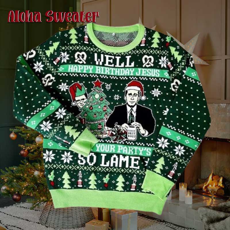 Target Dwight The Office Tv Show Ugly Christmas Sweater product image 5