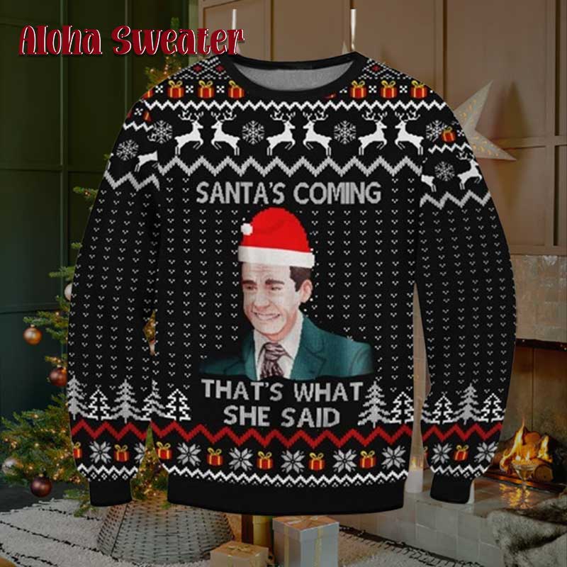 The Office So Lame Quote Ugly Christmas Sweater product image 2