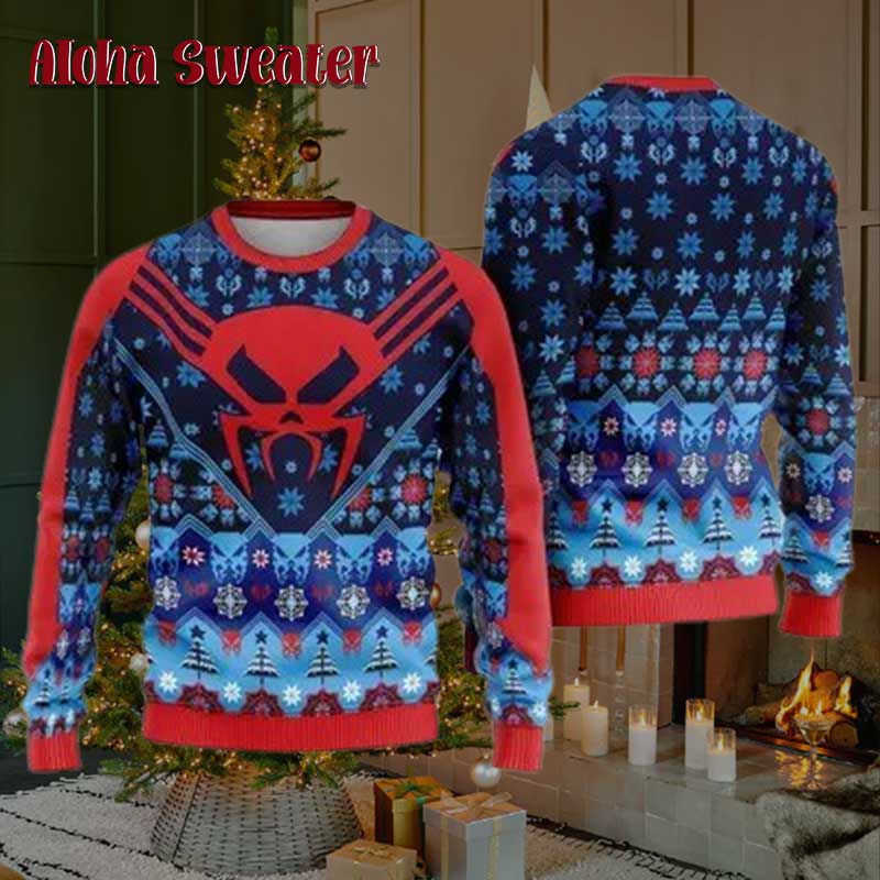 The Red Mask Spider Man Ugly Christmas Sweater product image
