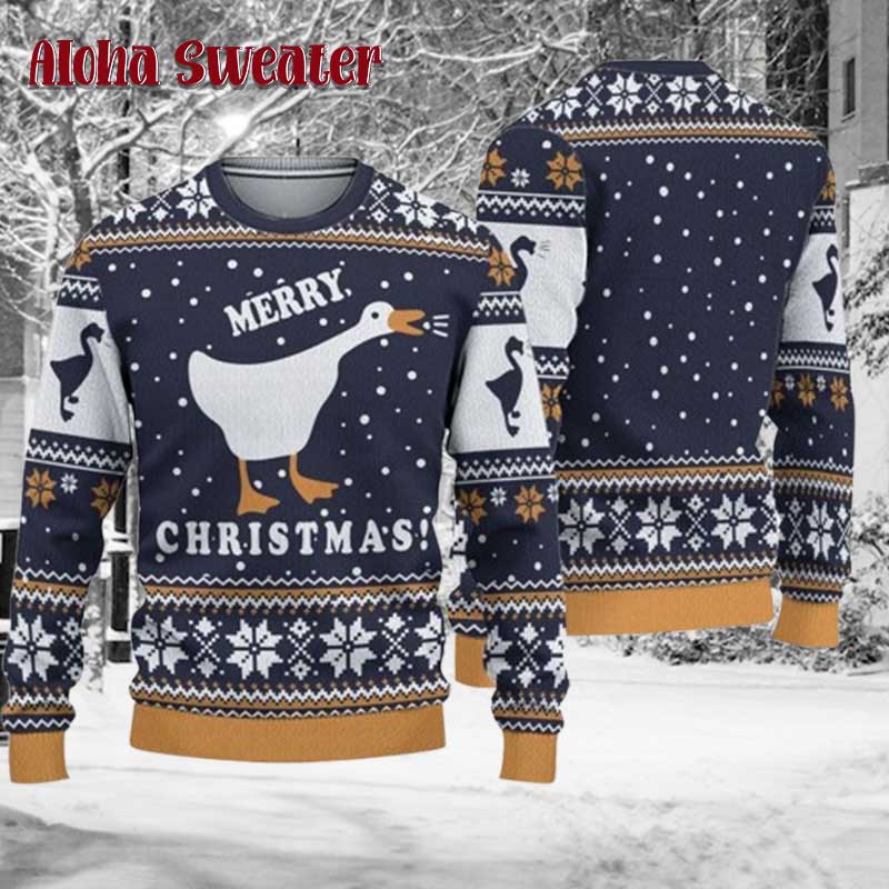God’s Silliest Goose Ugly Christmas Sweater product image 5