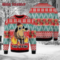This Is Fine Meme Funny Dog Ugly Christmas Sweater product image