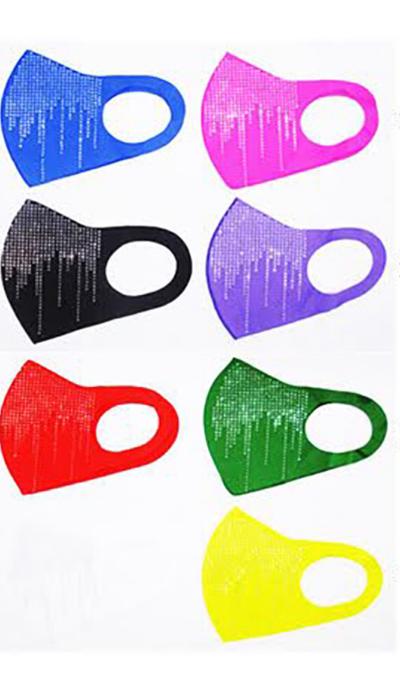 Stone Embellished Fashion Protective Mask - Adult & Kids T-Shirts, Sweatshirts & Hoodies apparel design preview 2