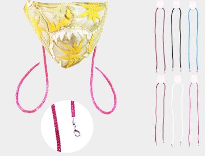Rhinestone Fashion Protective Mask Holder Chain - Adult & Kids T-Shirts, Sweatshirts & Hoodies apparel design preview 1