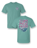 Sassy Frass Summer Mermaid Comfort Color Bright - Adult & Kids T-Shirts, Sweatshirts & Hoodies apparel design preview 1