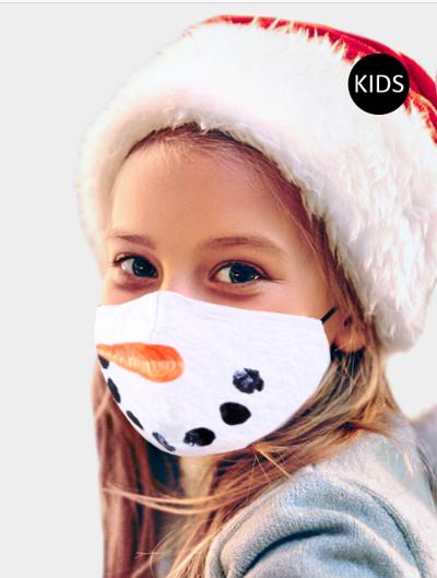 Youth Snowman Face Holiday Protective Fashion Mask - Adult & Kids T-Shirts, Sweatshirts & Hoodies apparel design preview 1