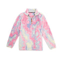 Katydid Preppy Pink Purple Tie Dye 3 Sherpa Jacket - Adult & Kids T-Shirts, Sweatshirts & Hoodies apparel design preview 1