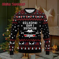 Top Gun Because I Was Inverted Ugly Christmas Sweater product image