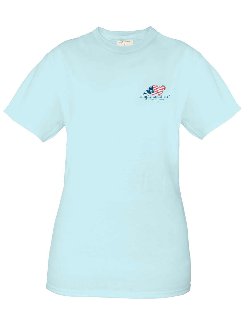 Simply Southern Turtle Tracker USA Flag - Adult & Kids T-Shirts, Sweatshirts & Hoodies apparel design preview 2
