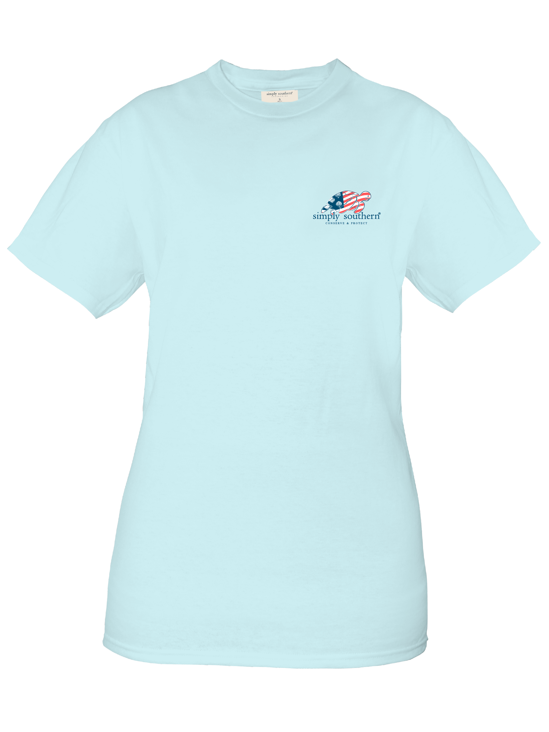 Simply Southern Turtle Tracker USA Flag - Adult & Kids T-Shirts, Sweatshirts & Hoodies apparel design preview 2