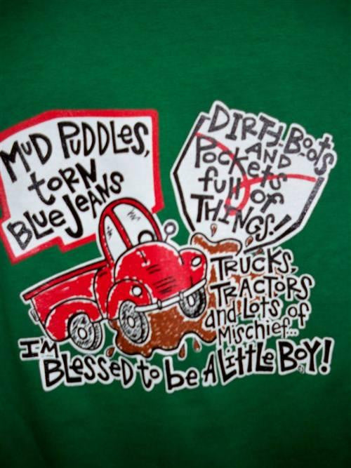 Southern Chaps Funny Truck Blessed Boy Youth Kids - Adult & Kids T-Shirts, Sweatshirts & Hoodies apparel design preview 1