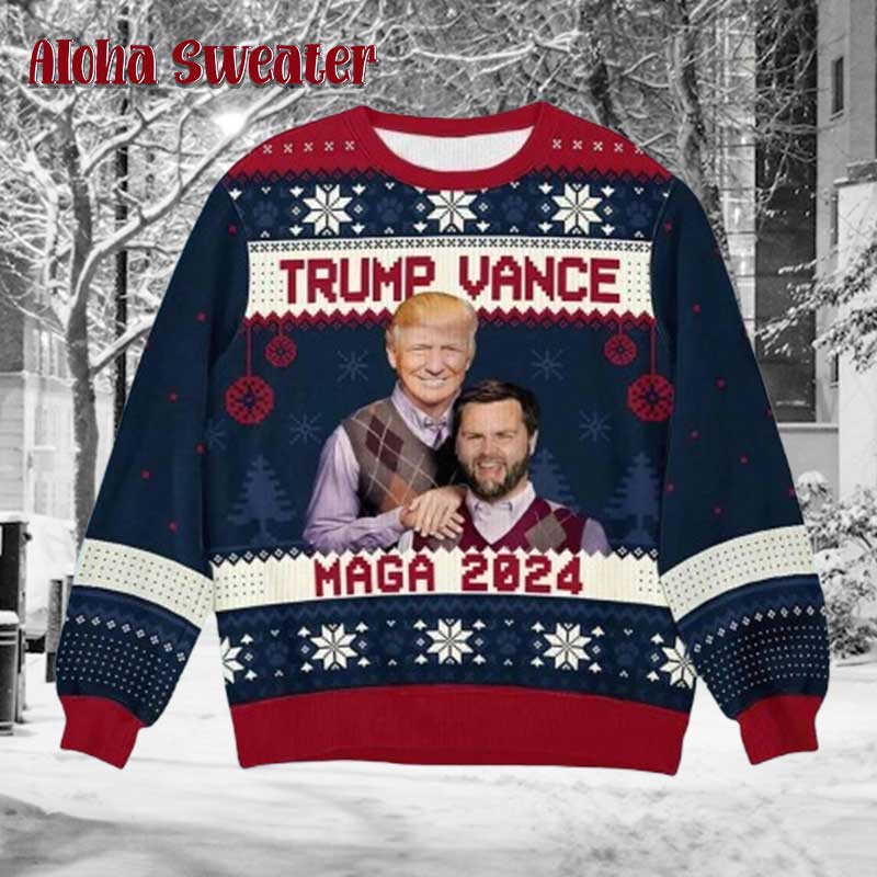 Make America Great Again Trump Ugly Christmas Sweater product image 5